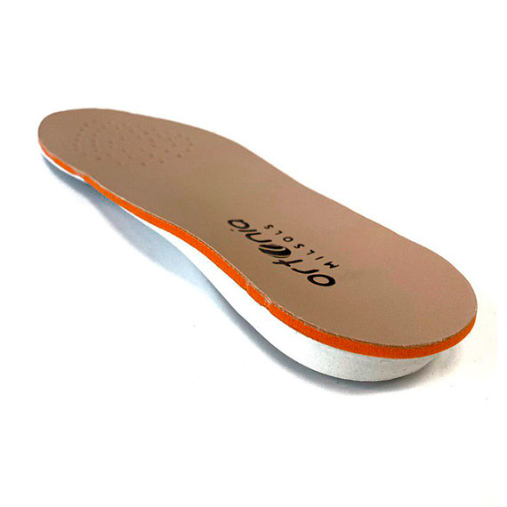 Soft orthopedic insole with memory effect